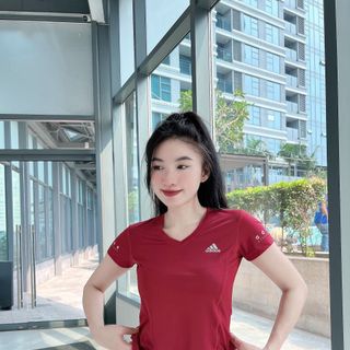 Áo nữ logo cổ tim Đồ Thể Thao Siêu Đẹp Giá Sỉ, Hàng Đẹp