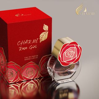 Nước hoa Charme Rose Girl Hương Hoa Hồng Thanh Mát Ngọt Ngào Đầy Quyến Rũ 100ml