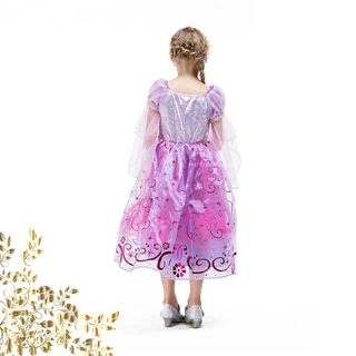 Trang phục hóa trang công chúa tóc mây Rapunzel cho bé