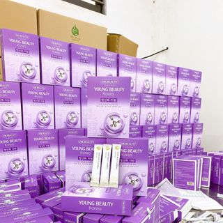 Bột uống trắng da collagen young beauty mờ nám giảm tàn nhanh chống lão hóa da