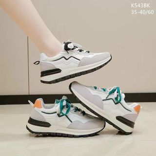 Giày thể thao nữ chất da mềm êm chân K543