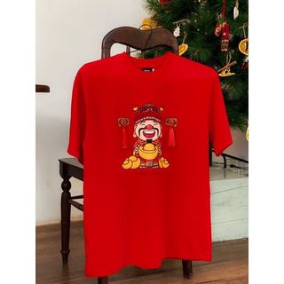 ÁO THUN TẾT - THẦN TÀI - Áo handmade Nam Nữ Unisex - Áo trẻ em cho Bé và Gia Đình - Áo Bigsize - UNIS3X
