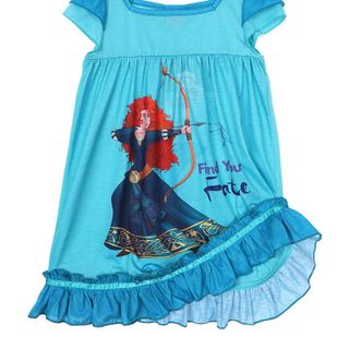 Váy mặc nhà Merida - Disney (tay lỡ) cho bé