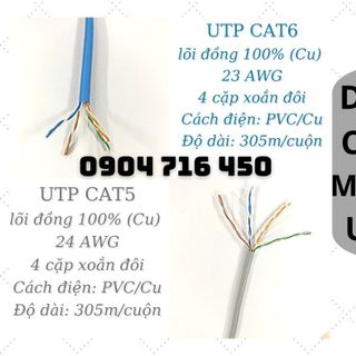 Cáp mạng 4 đôi Altek Kabel UTP Cat5/Cat6 giá sỉ