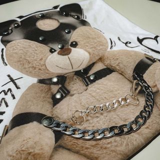 Áo thun unisex in hình gấu đính kết 3D nổi cotton 2 chiều áo phom rộng bigsize áo thun nam nữ handmade local brand