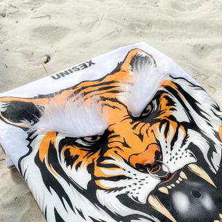 Áo Thun unisex in hình Cọp đính kết 3D nổi cotton 2 chiều áo phom rộng bigsize áo thun nam nữ handmade local brand