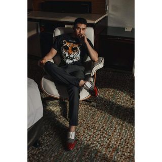 Áo Thun unisex in hình Cọp đính kết 3D nổi cotton 2 chiều áo phom rộng bigsize áo thun nam nữ handmade local brand