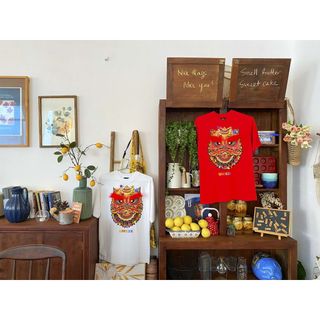 Áo Thun Tết LÂN VIỆT NGŨ HÀNH Unisex Nam Nữ - cho Bé và Gia Đình - Form Rộng - bigsize - áo nhóm - đồng phục - áo lớp