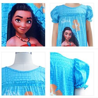 Váy mặc nhà Moana - Disney (ngắn tay) cho bé