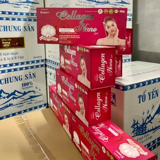 Viên Uống Đẹp Da Supper COLLAGEN NANO Q10 - Giúp Đẹp Da , Ngừa Lão Hóa , Sạm , Nám ( Hộp 3 lọ x 15 Viên )