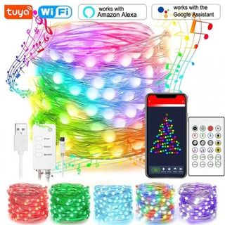 CUỘN ĐÈN LED 10M APP SMART RGBIC FAIRY LIGHT , NHIỀU CHẾ ĐỘ CỰC ĐẸP