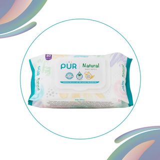 Khăn giấy ướt cho bé sơ sinh chiết xuất nha đam Organic Pur Natural (20miếng/gói)