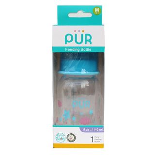 BÌNH SỮA CỔ THƯỜNG THÂN THON CÓ EO PUR 140ML