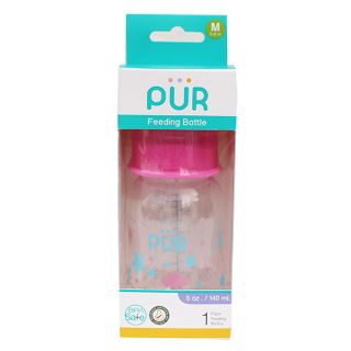 BÌNH SỮA CỔ THƯỜNG THÂN THON CÓ EO PUR 140ML