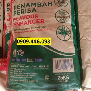Monosodium Glutamate (E621) | C5H8NNaO4 | Bột ngọt, mì chính Veplus Malaysia