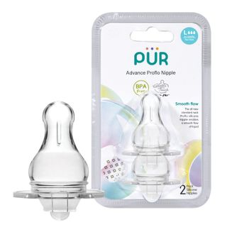 VỈ 2 NÚM TI PROFLO CHO BÌNH CỔ THƯỜNG PUR ADVANCED