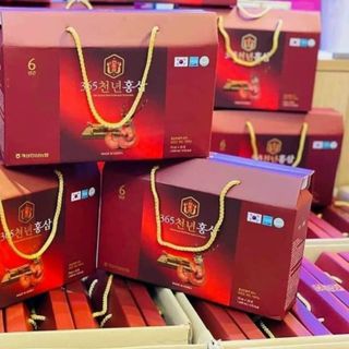 NƯỚC UỐNG HỒNG SÂM NHƯNG HƯƠU HANG QUỐC THÙNG 20 GÓI