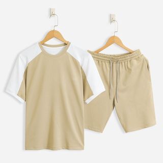 Bộ Quần Áo Mặc Nhà Thể Thao Nam Cổ Tròn Chất Liệu Poly Cá Sấu Cao Cấp Phong Cách Hiện Đại OBAHA