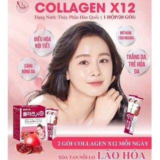 Nước Collagen X12 Glutathione -Vitamin C Giúp Trắng Trẻ Hóa Làn Da Cân Bằng Nội Tiết Tố