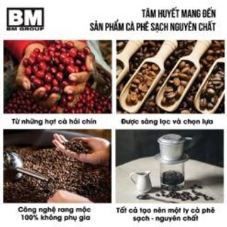 Cà Phê Hạt Rang Robusta Natural (Rô Khô)