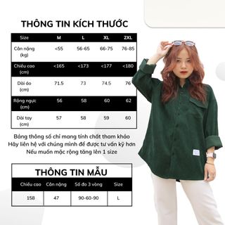 Áo sơ mi tay dài nam nữ dáng rộng cao cấp vải nhung tăm OBAHA