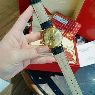 ĐỒNG HỒ OMEGA DÂY DA ĐEN NAM HOT HOT