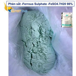 Phèn sắt II Ferrous Sulphat FeSO4.7H2O 98% (25kg/bao)