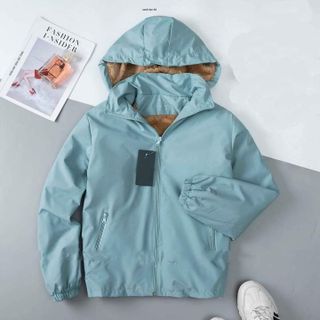 Áo gió lót lông chống nước lông màu nâu cao cấp