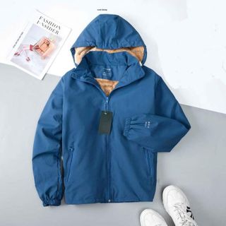 Áo gió lót lông chống nước lông màu nâu cao cấp