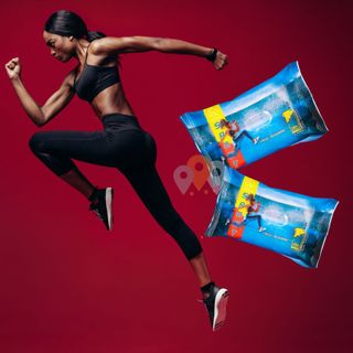 '[Khăn ướt khử mùi bằng công nghệ Enzyme] Khăn ướt EK EnzymeKlean Sport ( Thể thao) - 1 Hộp ( 20 Bịch)