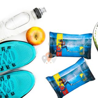 '[Khăn ướt khử mùi bằng công nghệ Enzyme] Khăn ướt EK EnzymeKlean Sport ( Thể thao) - 1 Hộp ( 20 Bịch)