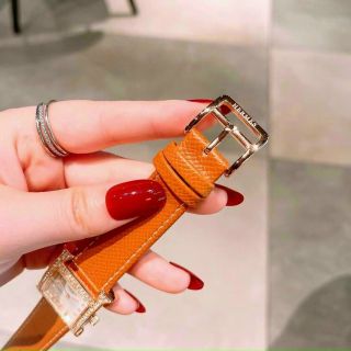 ĐỒNG HỒ HERRMES MINI DA ĐỎ NEW