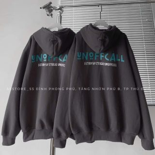 Áo hoodie chất thun nỉ in chữ UNOFFCALL form dưới 70kg giá sỉ