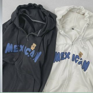 Áo khoác chất thun nỉ in chữ mexican form dưới 70kg
