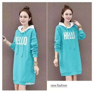 ĐẦM THUN SUÔNG HELLO CÓ NÓN - DT1708