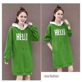 ĐẦM THUN SUÔNG HELLO CÓ NÓN - DT1708