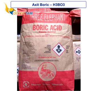 Axit Boric – H3BO3 (USA, 25kg/bao)