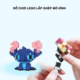 Bộ đồ chơi lego 3D lắp ghép mô hình các nhân vật mini