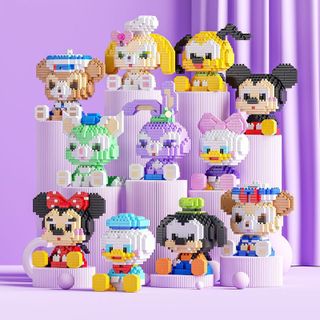 Bộ đồ chơi lego 3D lắp ghép mô hình các nhân vật mini