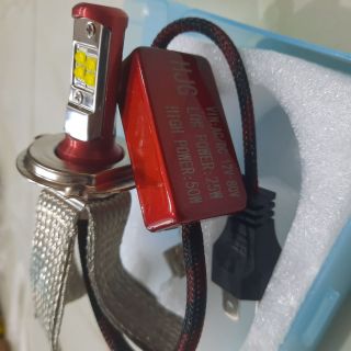 Đèn pha led xe máy G8-HJG đuôi H4 8 bóng tối đa 50w