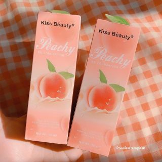 Kem nền Che khuyết điểm Kiss Beauty Peachy, sỉ 40k/chai thủy tinh 50ml