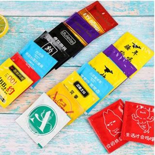Khăn giấy ướt mini giả BCS, khăn ướt gói vuông ti - khăn ướt BCS giá sỉ