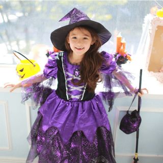 Trang phục hóa trang Halloween - Phù thủy Nhện kèm phụ kiện giá sỉ