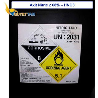 Axit Nitric ≥ 68% – HNO3 (dạng Can, Hàn Quốc) giá sỉ