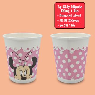 Ly giấy Disney dùng 1 lần- 280ml-50 cái/lốc