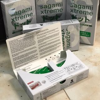 (Chính Hãng) Bao Cao Su Sagami Xtreme white hộp 10c