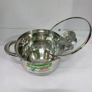 Nồi inox cao cấp 5 lớp Kangaroo KG878S size 16cm hàng chính hãng