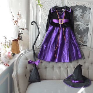 Trang phục hóa trang Halloween Phù thủy huyền bí kèm phụ kiện