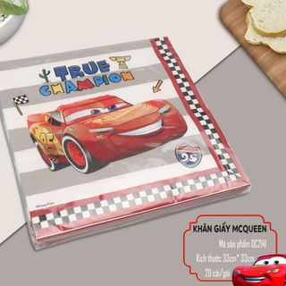 Khăn giấy hoạt hình, kích thước 33*33cm, 20c/bịch