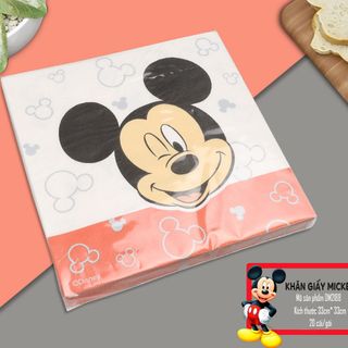 Khăn giấy hoạt hình, kích thước 33*33cm, 20c/bịch